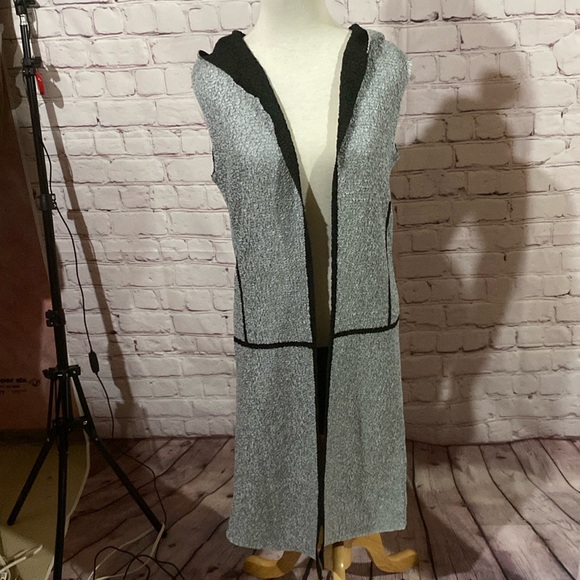 Super stretchy double sided hooded vest - Picture 1 of 9